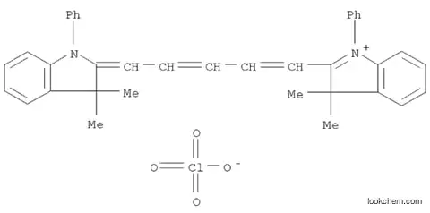 Molecular Structure of 288403-55-4 (2-[(1E,3E)-5-(3,3-DIMETHYL-1-PHENYL-1,3-DIHYDRO-2H-INDOL-2-YLIDENE)-1,3-PENTADIENYL]-3,3-DIMETHYL-1-PHENYL-3H-INDOLIUM PERCHLORATE)